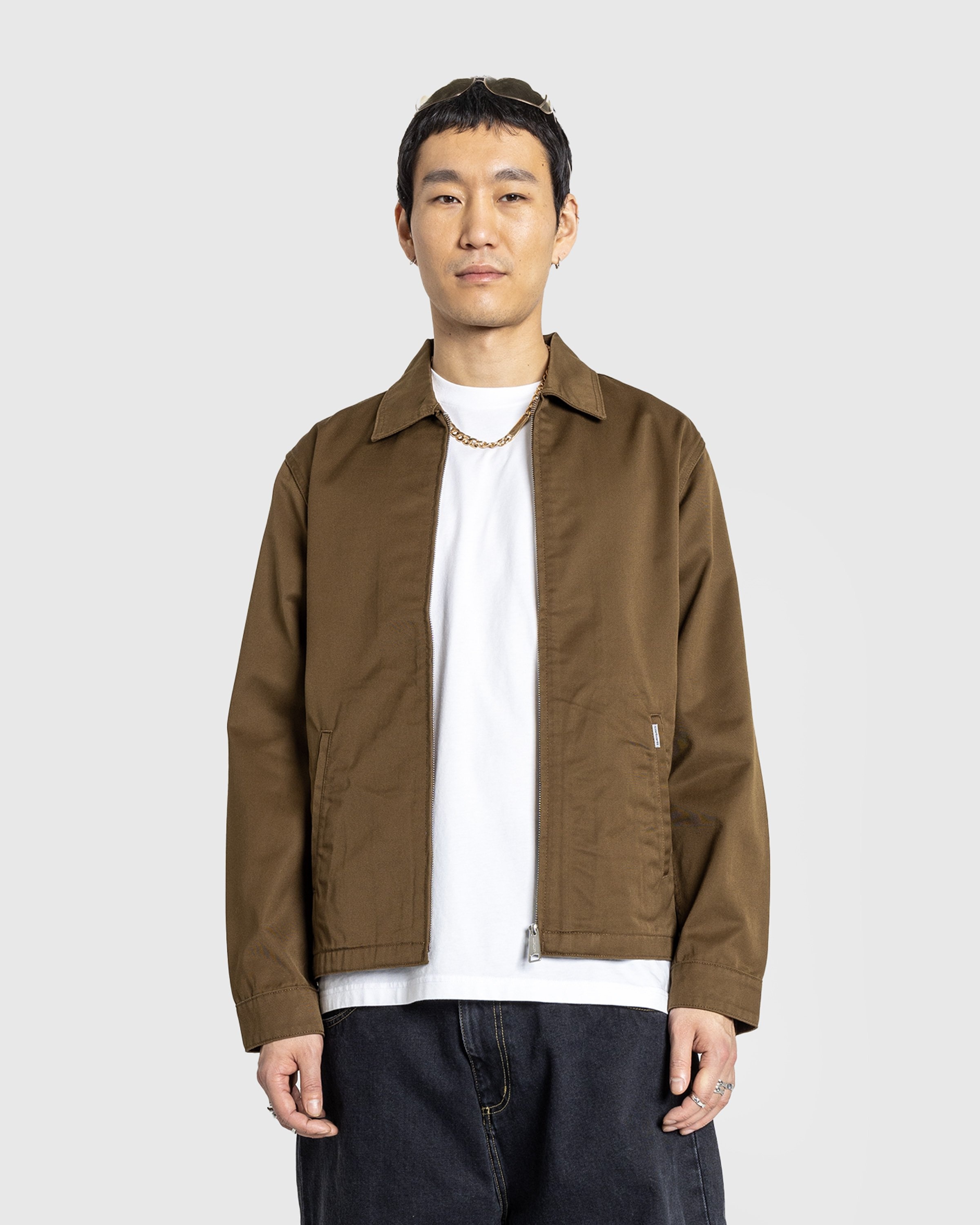 Khaki outlet carhartt jacket